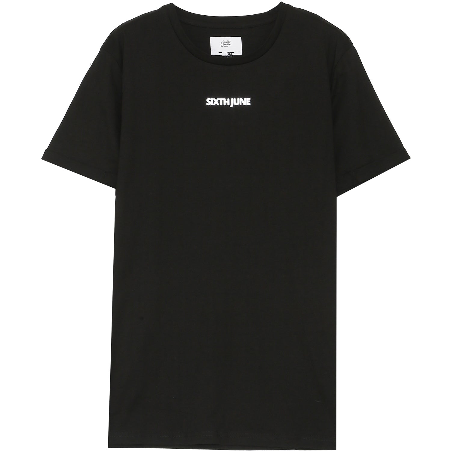 Sixth June - T-shirt logo réfléchissant arrière noir
