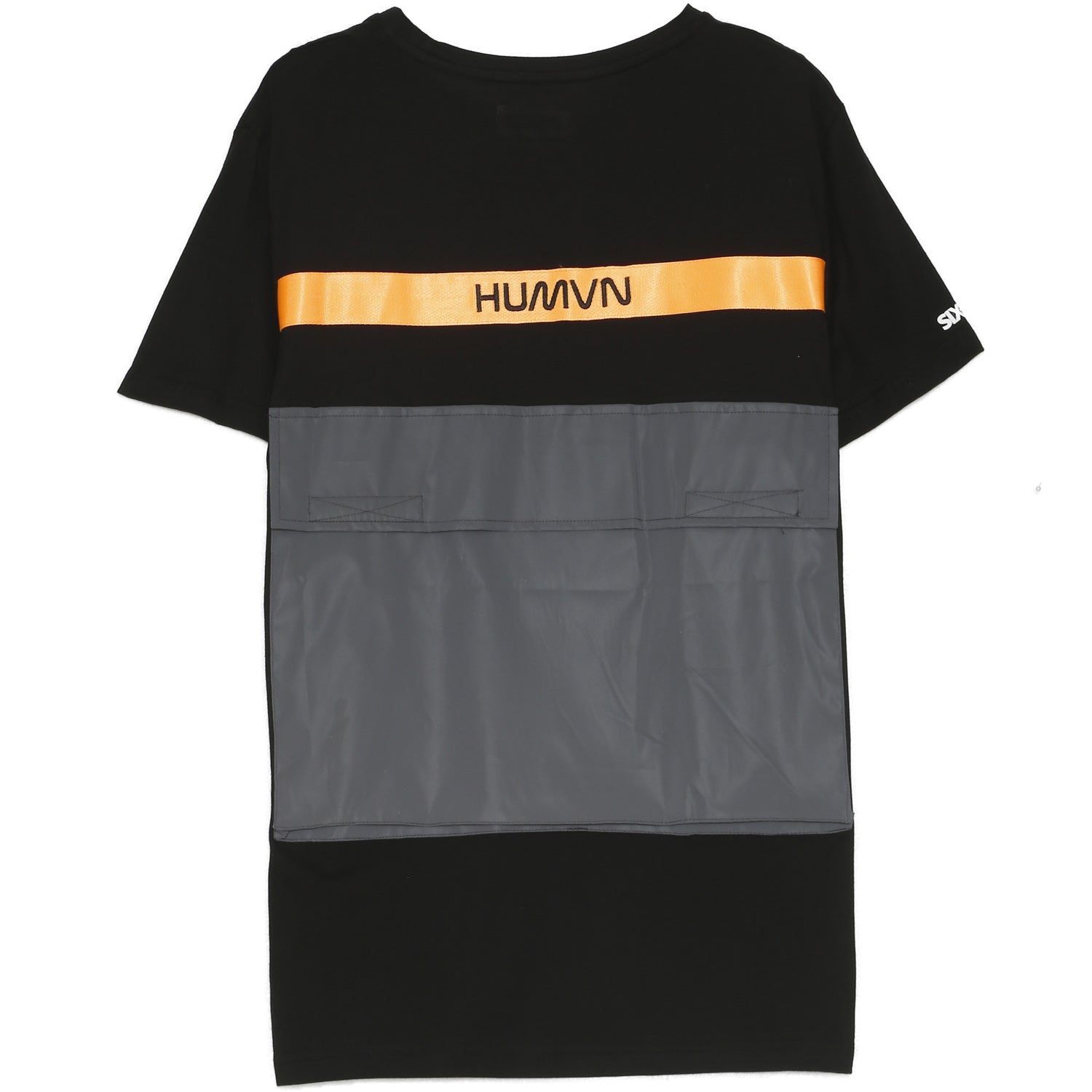 Sixth June - T-shirt poche dos réfléchissant noir