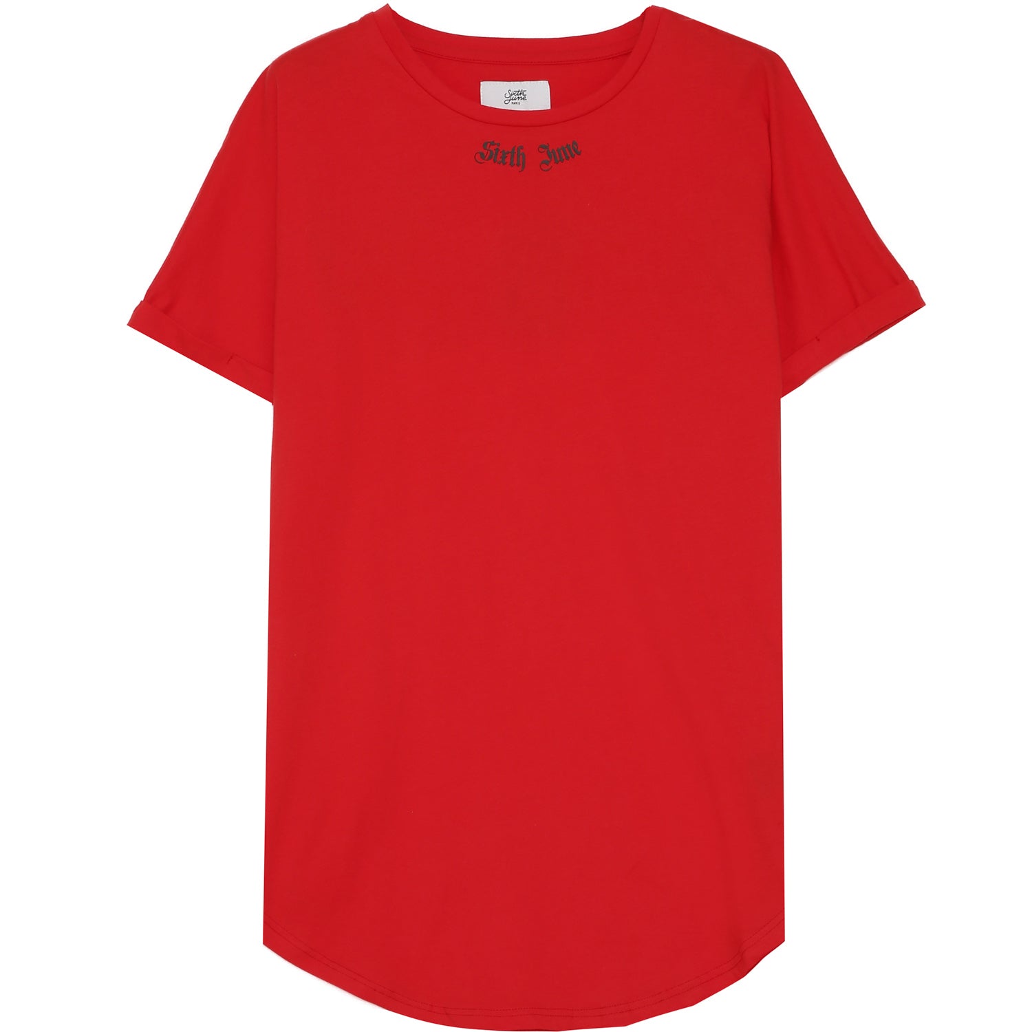 Sixth June - T-shirt gothique imprimé rouge