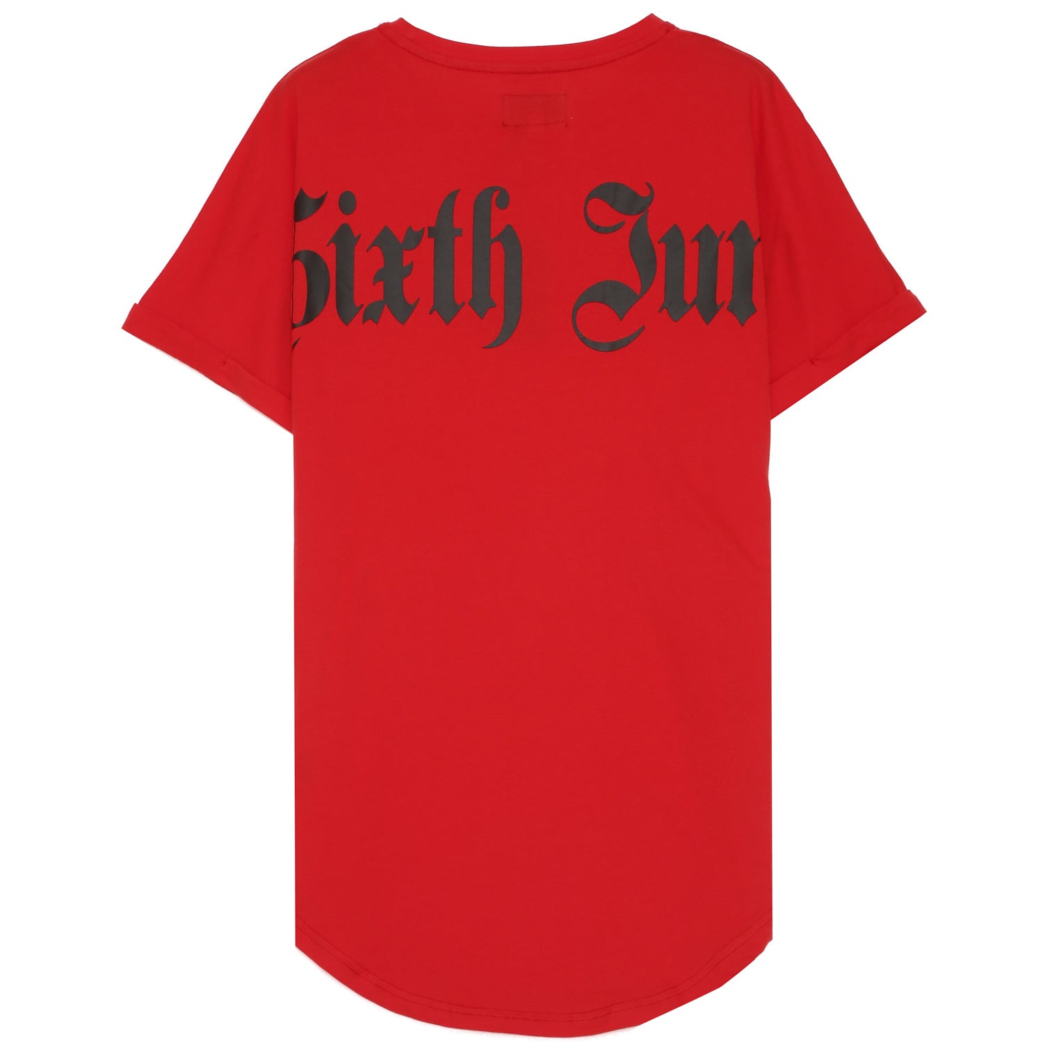 Sixth June - T-shirt gothique imprimé rouge