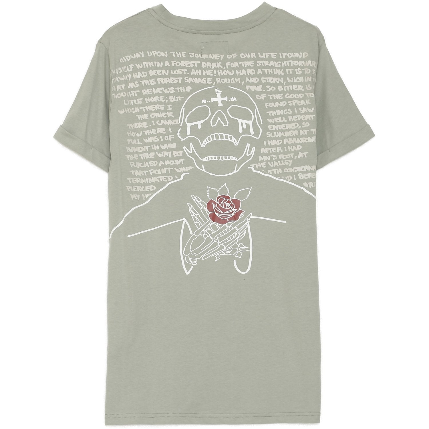 Sixth June - T-shirt imprimé tête de mort vert olive