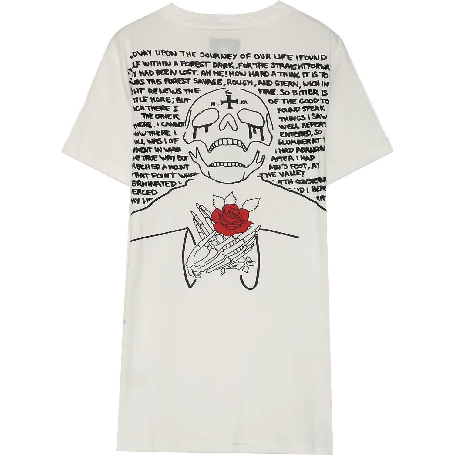 Sixth June - T-shirt imprimé tête de mort Blanc