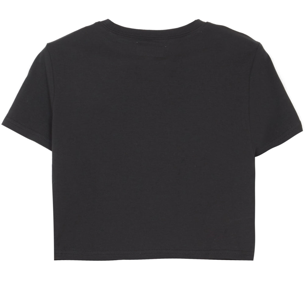 Sixth June - Crop-top noeud logo noir