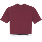 T-Shirt bande logo signature rouge