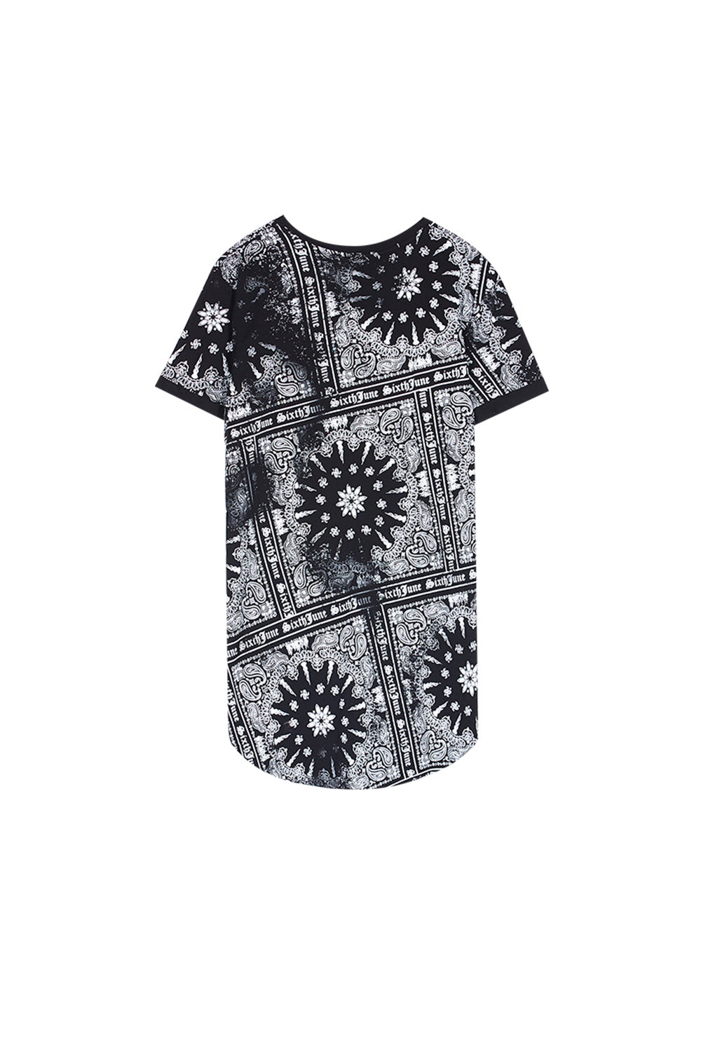 Sixth June - T-shirt all over bandana noir
