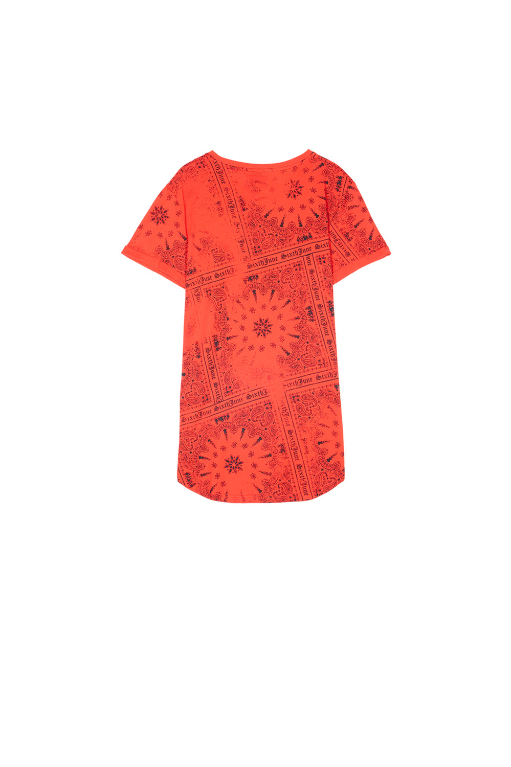 Sixth June - T-shirt all over bandana rouge