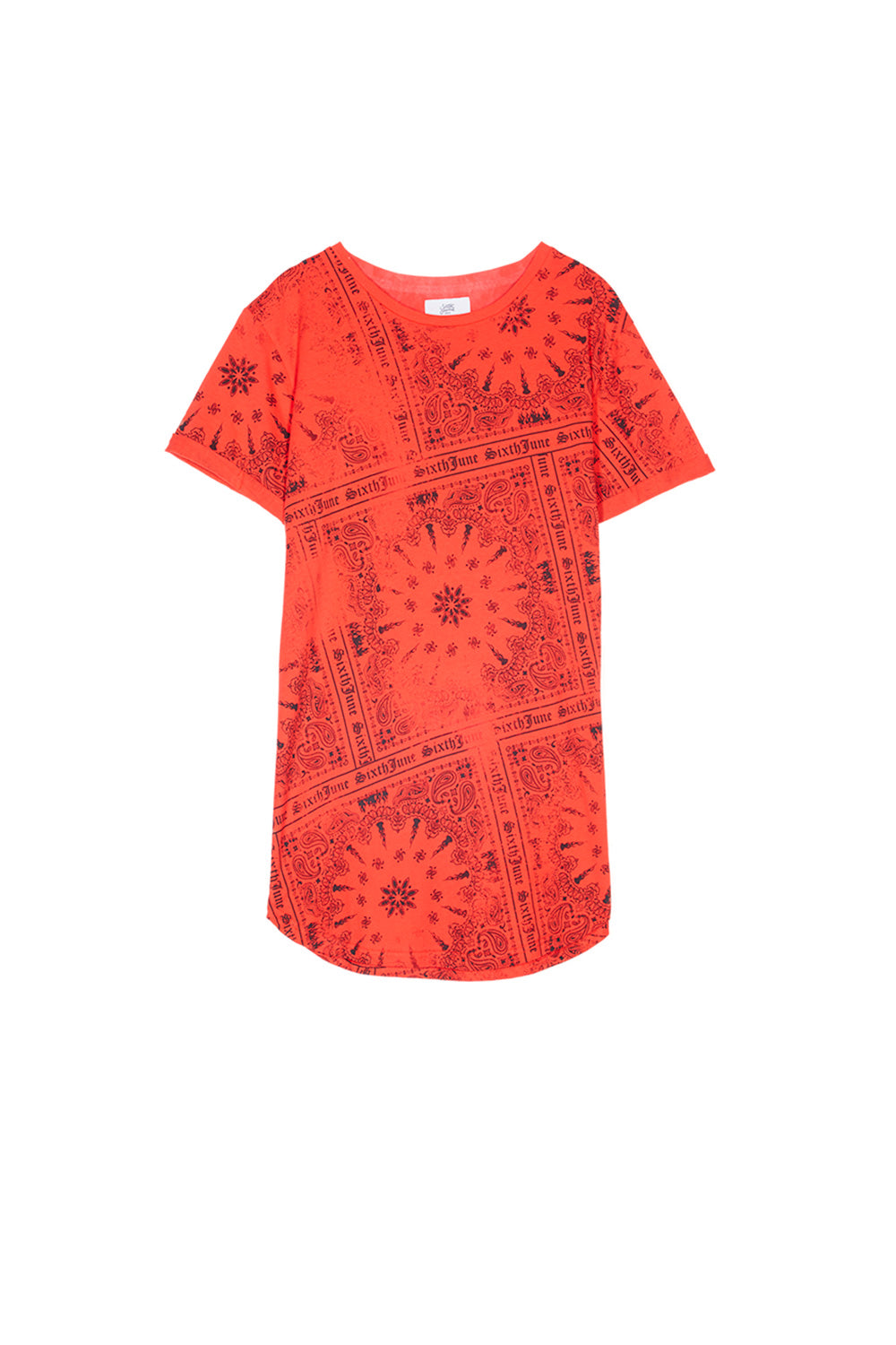 Sixth June - T-shirt all over bandana rouge