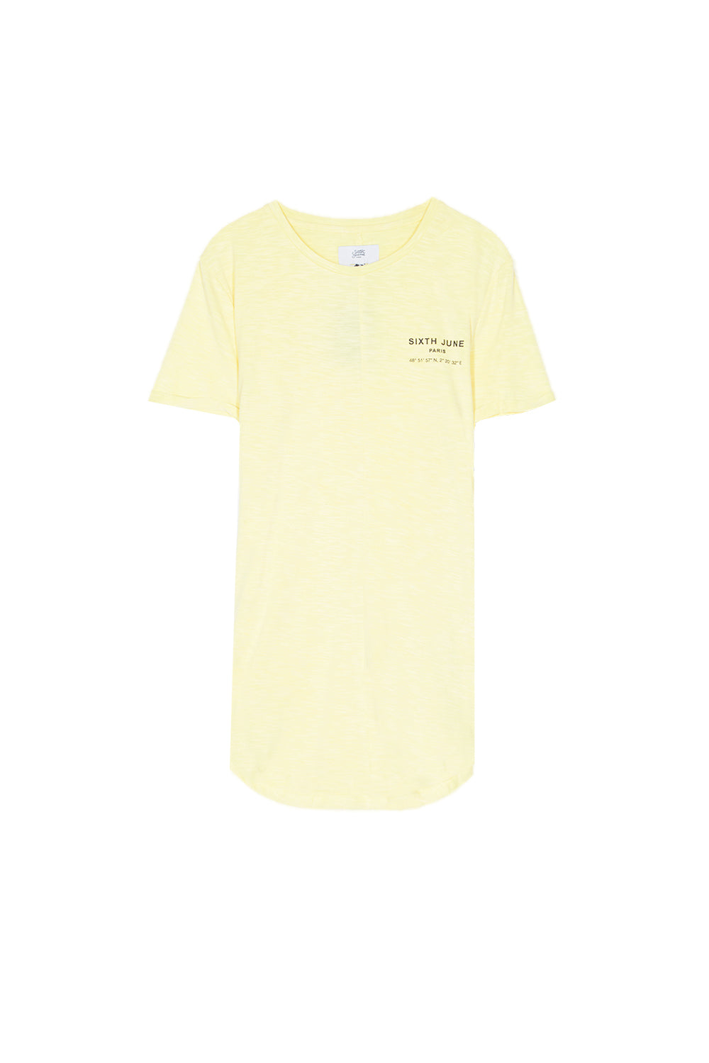 Sixth June - T-shirt Paris GPS jaune