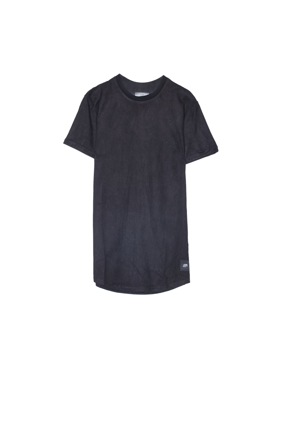 Sixth June - T-shirt suédine moulant noir