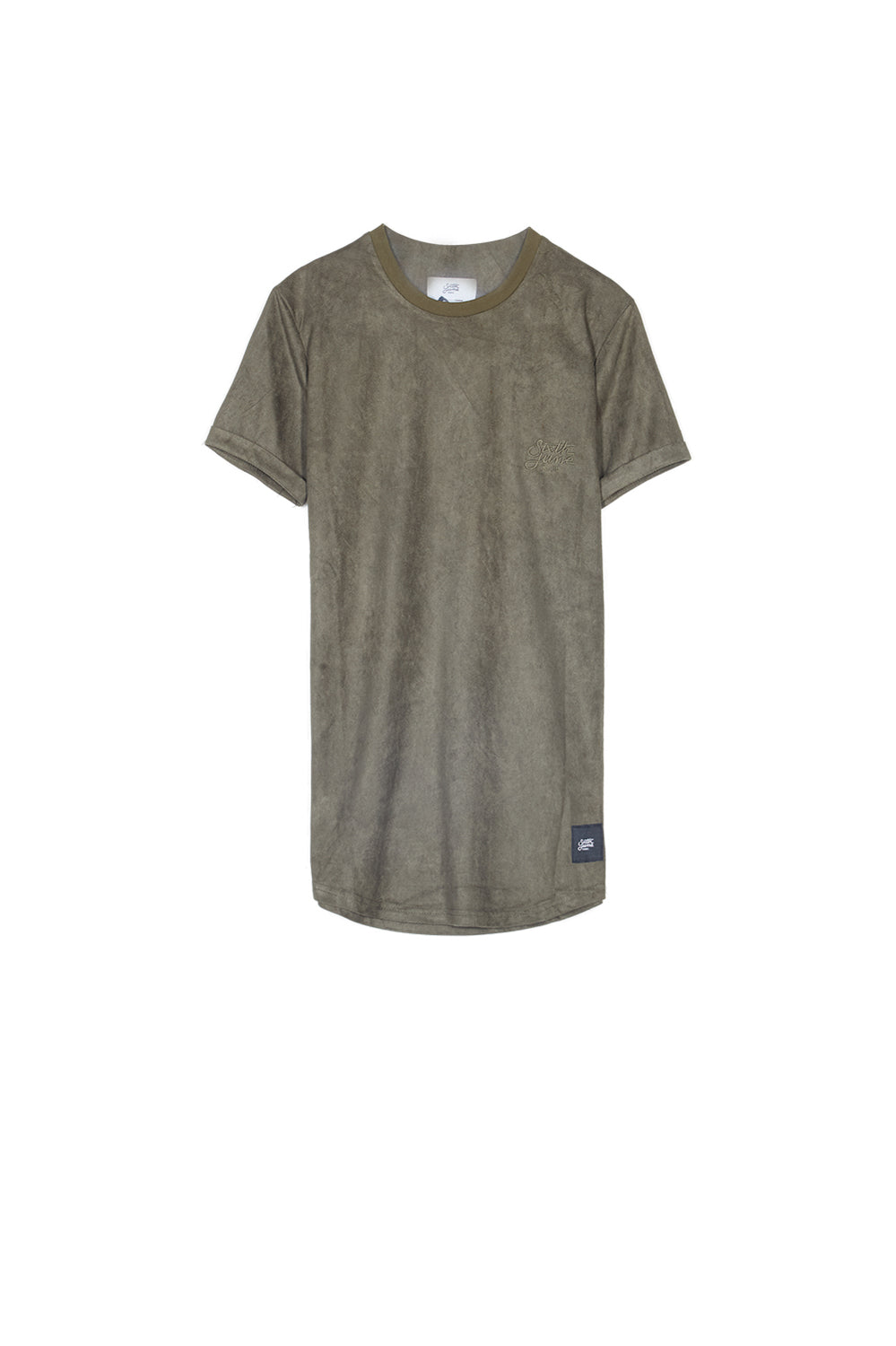 Sixth June - T-shirt suédine moulant kaki
