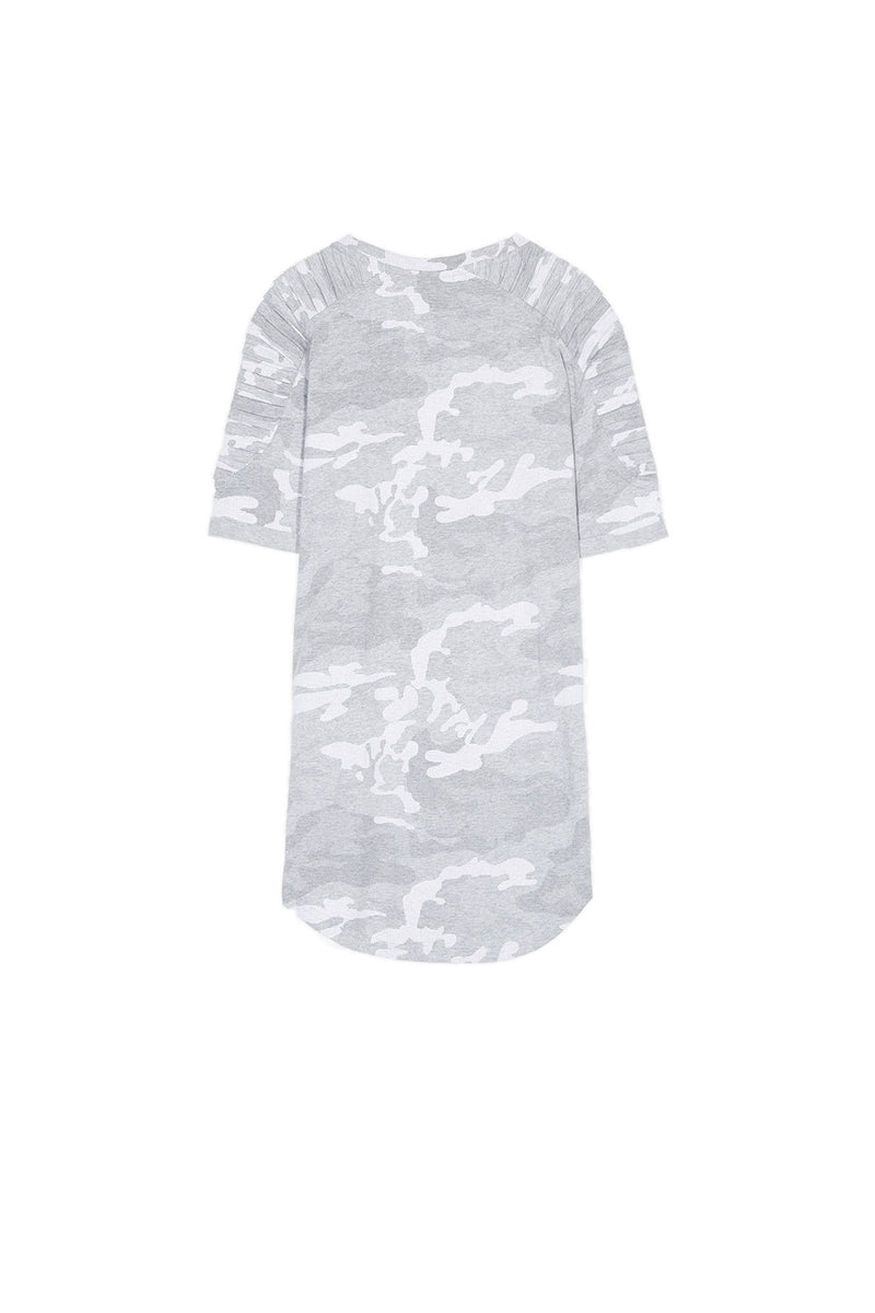 Sixth June - T-shirt camouflage biker gris