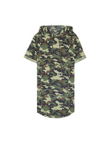 Sixth June - T-shirt camouflage capuche vert