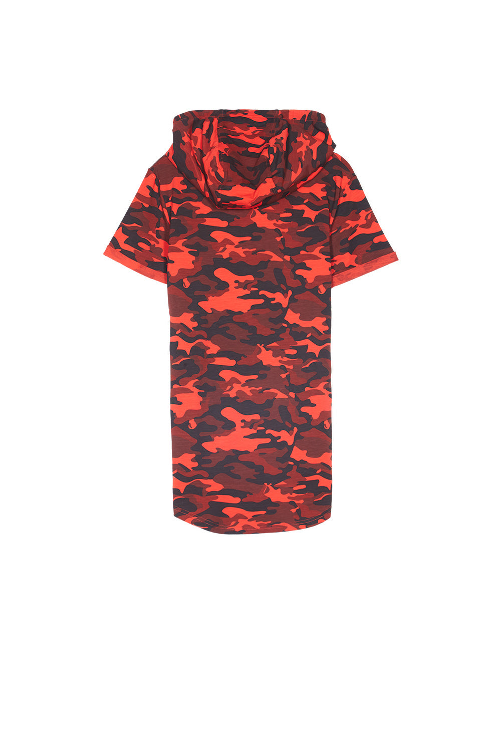 Sixth June - T-shirt camouflage capuche rouge