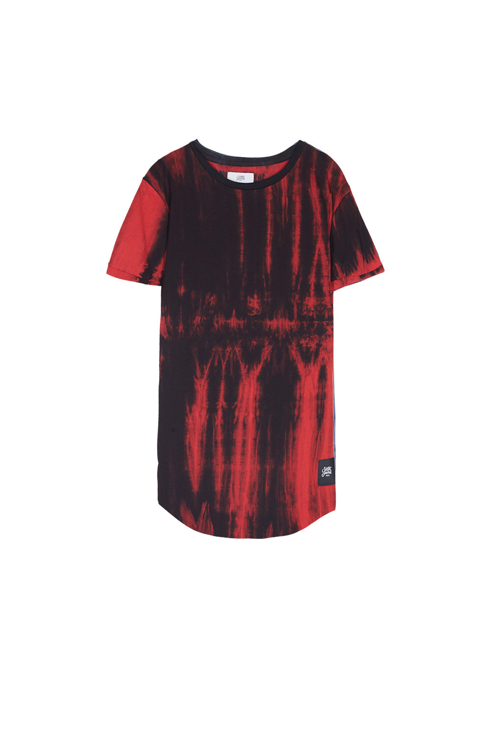 Sixth June - T-shirt délavé noir rouge