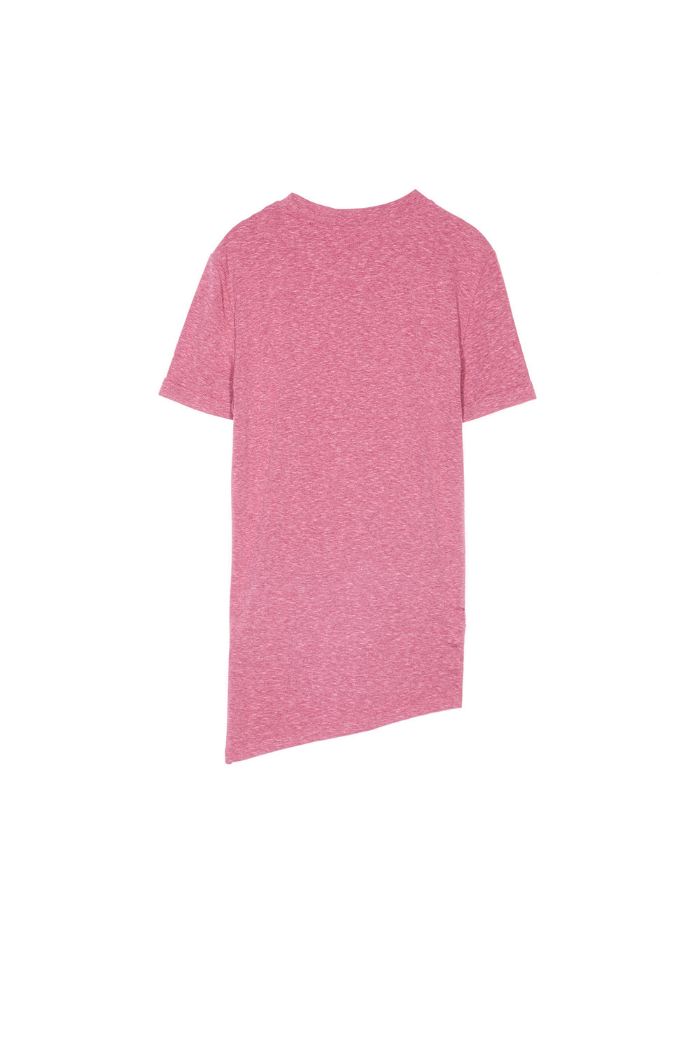 Sixth June - T-shirt trous asymétrique bordeaux