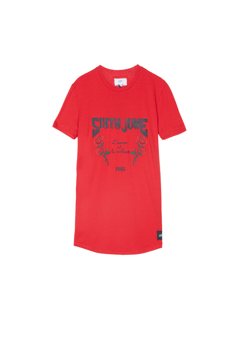 Sixth June - T-shirt amour violence rouge