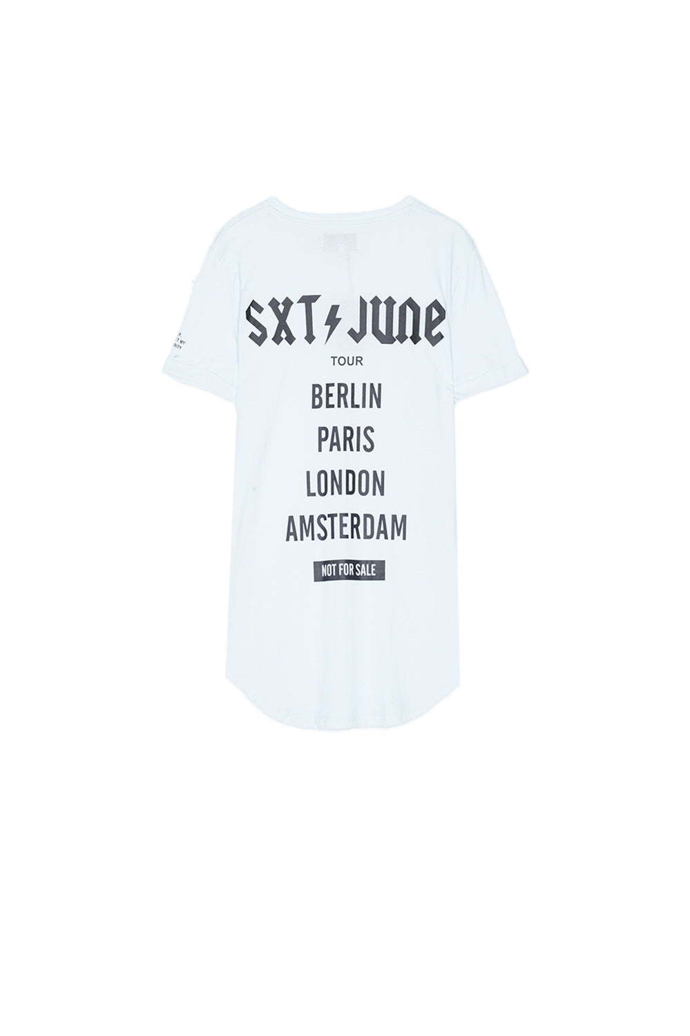 Sixth June - T-shirt crew tour bleu