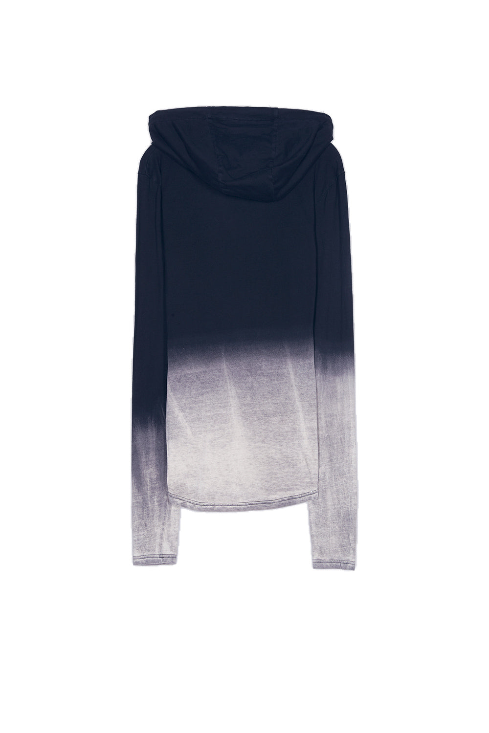 Sixth June - T-shirt capuche tie dye Paris GPS bleu blanc