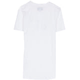 Sixth June - T-shirt grand logo patch rose blanc