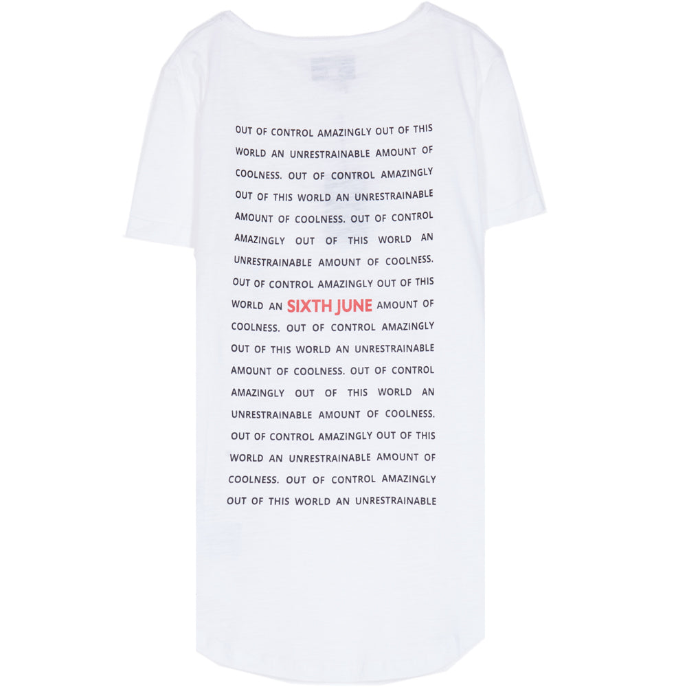 Sixth June - T-shirt out of control blanc