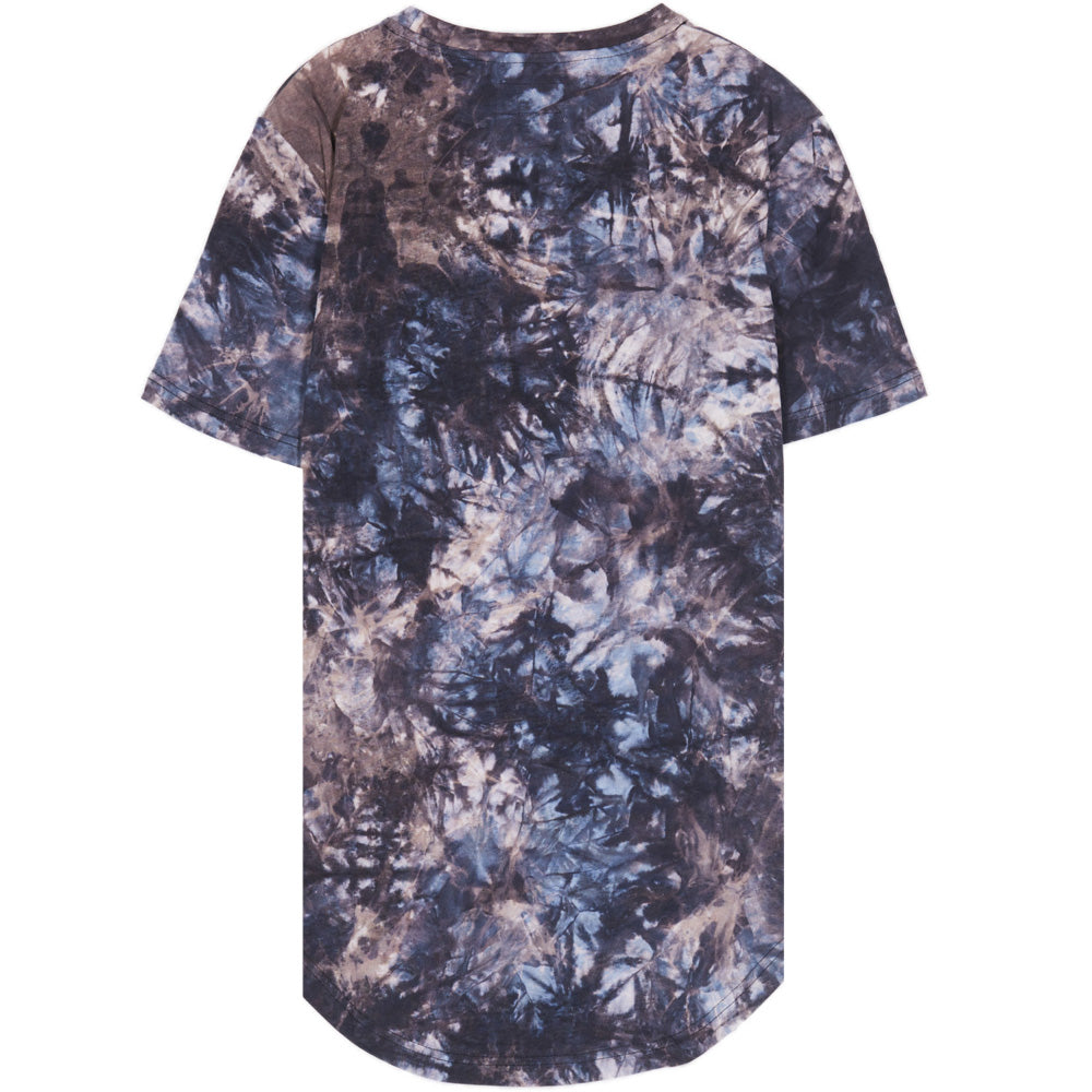 Sixth June - T-shirt tie dye all over bleu gris