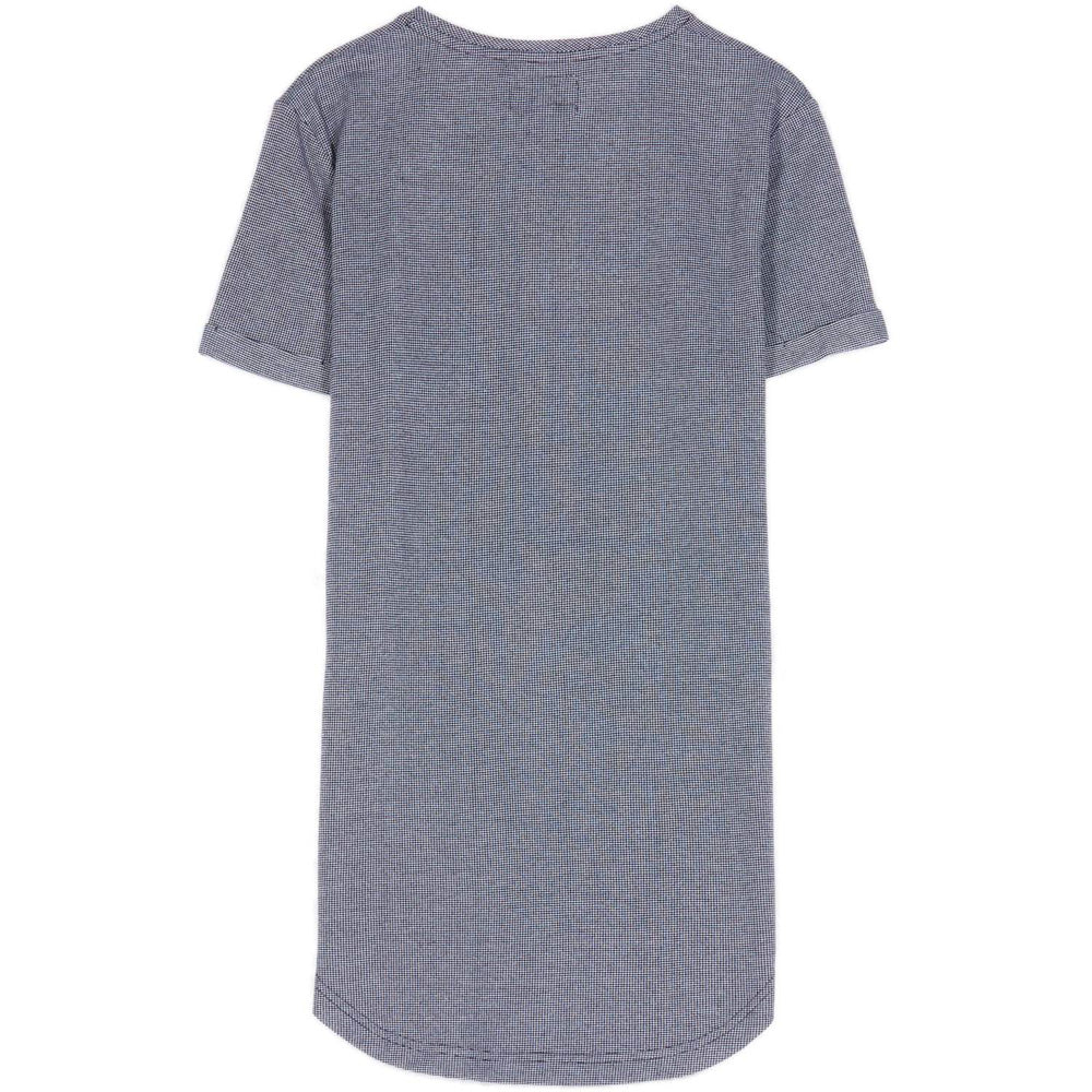 Sixth June - T-shirt gaufré bicolore noir