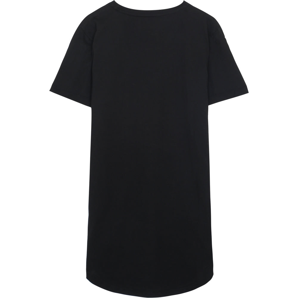 Sixth June - T-shirt gothique "designed in Paris" noir jaune