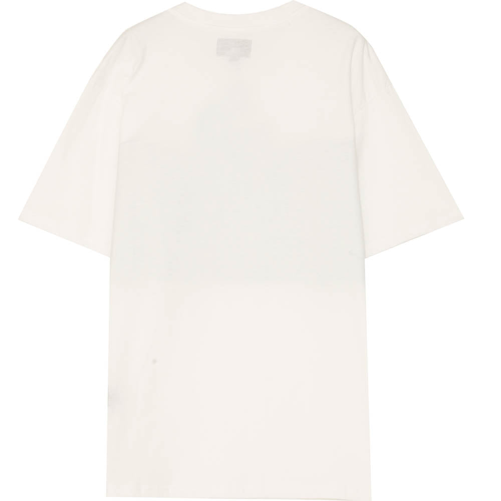 Sixth June - T-shirt bicolore poche centrale blanc