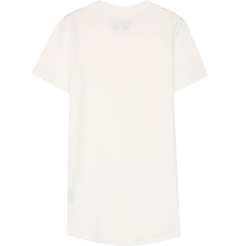 Sixth June - T-shirt moulant logo Blanc cassé