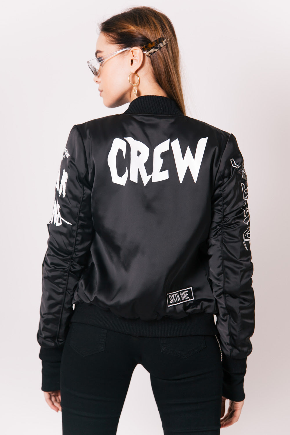 Sixth June - Bomber Crew Femme noir W2380CJA