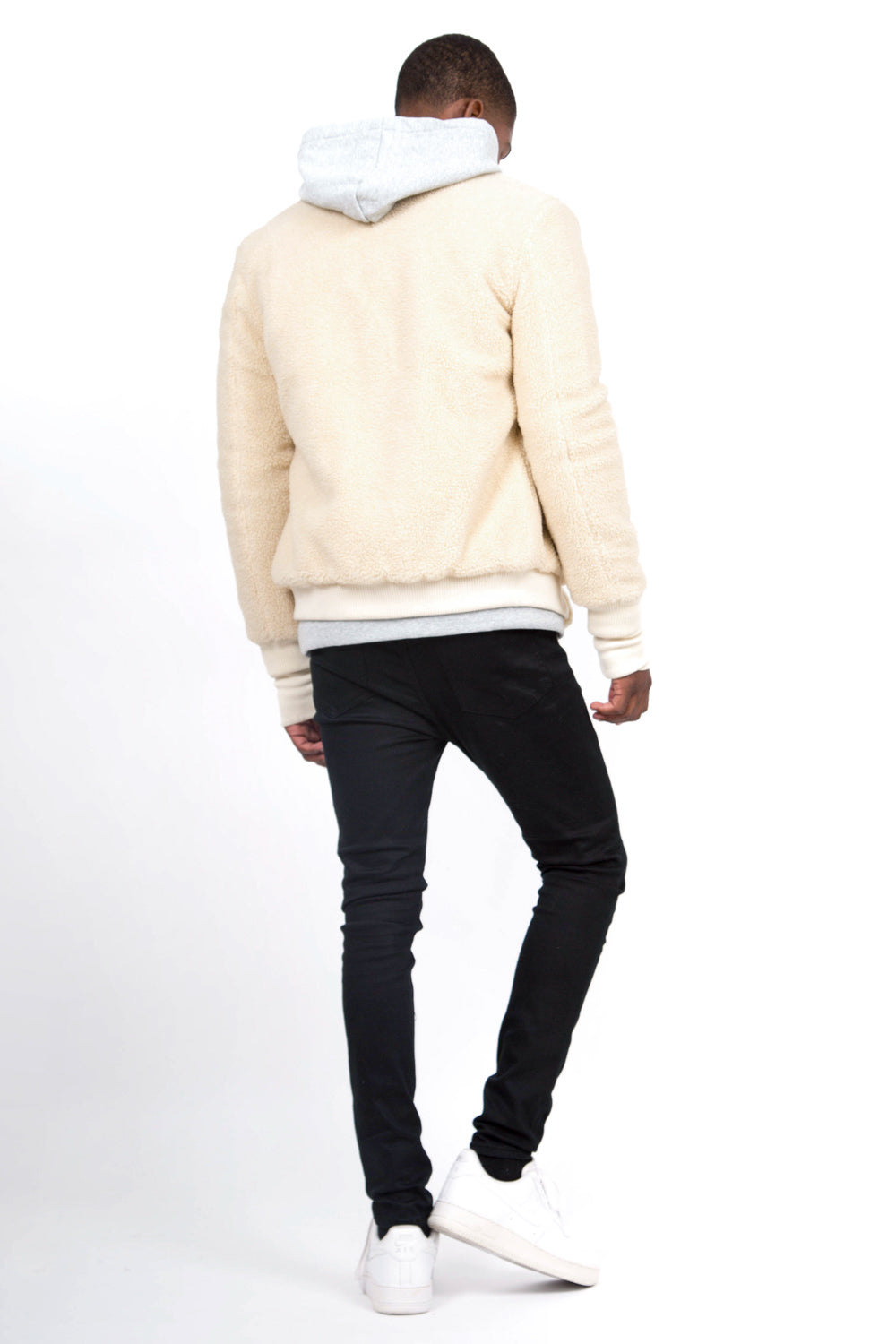 Sixth June - Bomber faux mouton beige