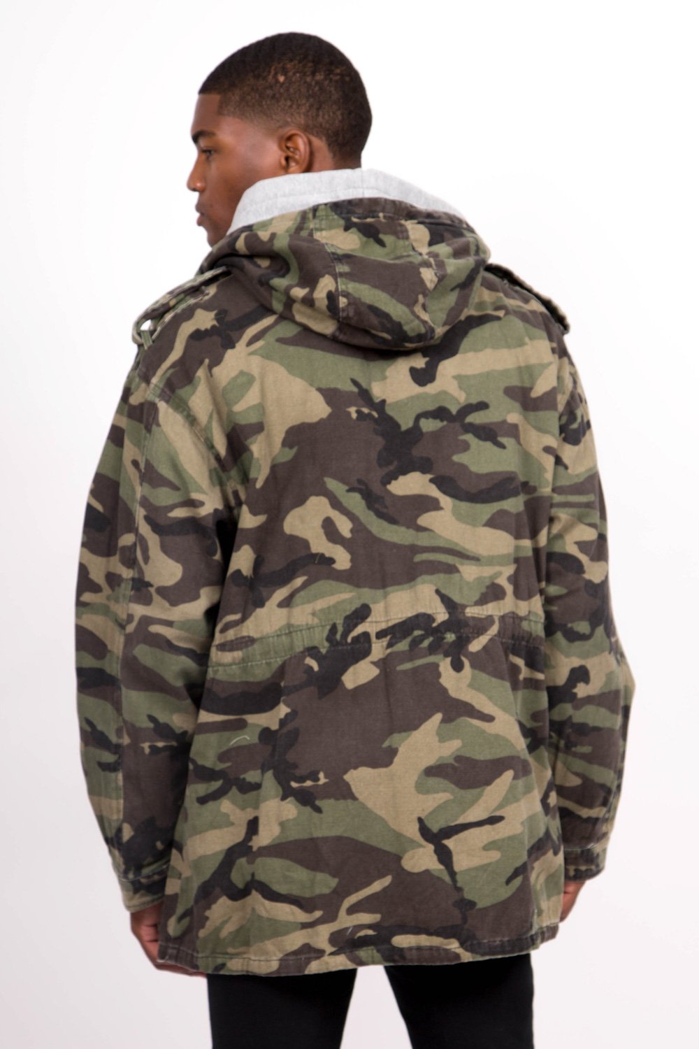 Sixth June - Veste fine oversize vert camouflage