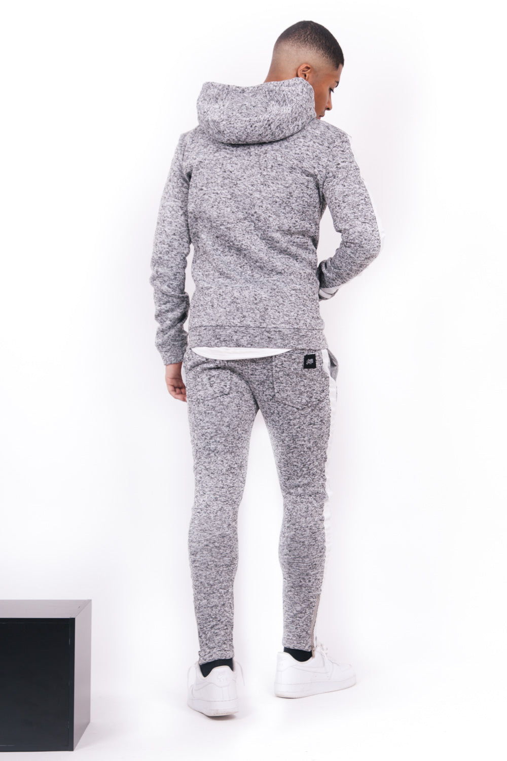 Sixth June - Jogging chiné bandes gris