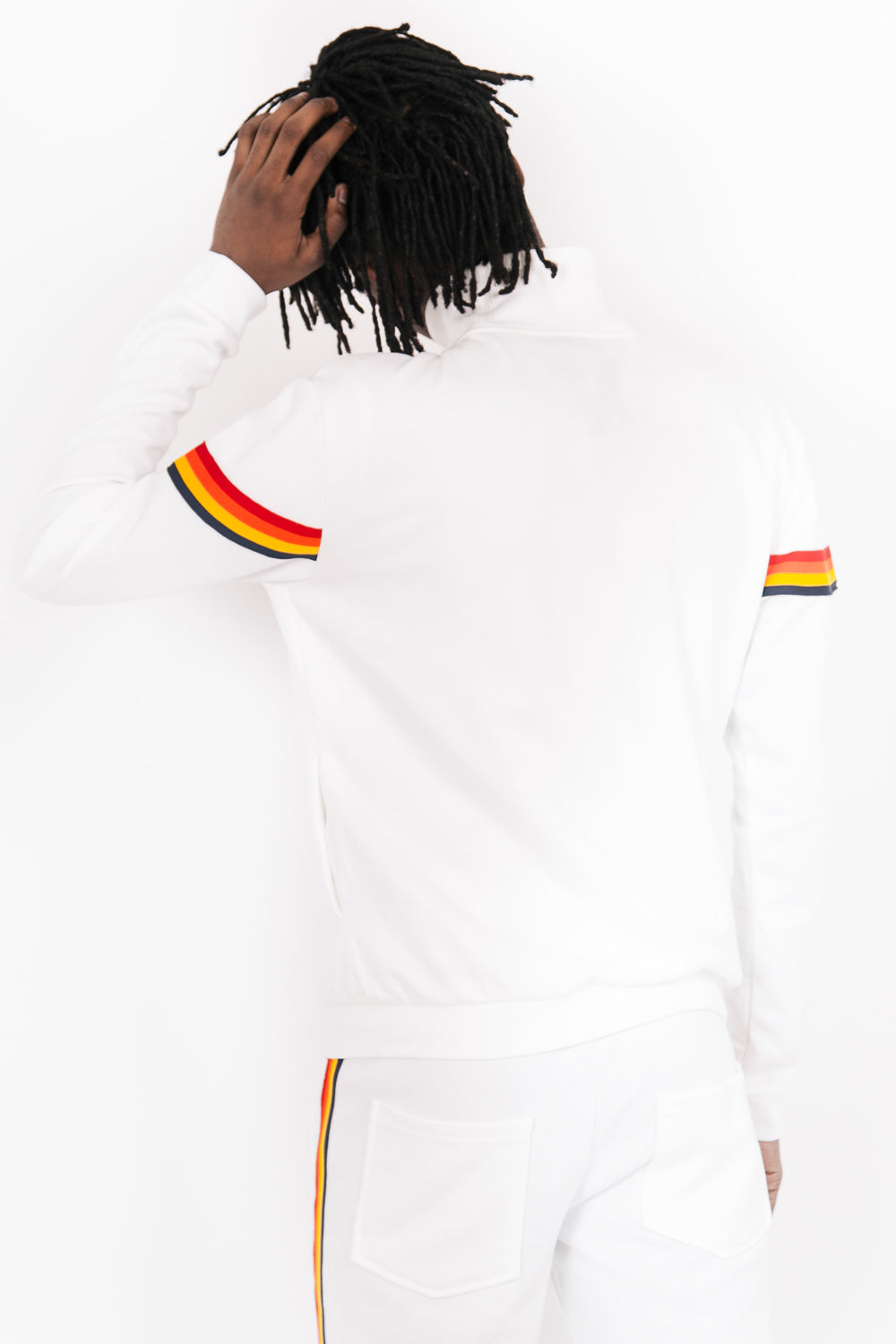 Sixth June - Veste bandes V 4 couleurs blanc