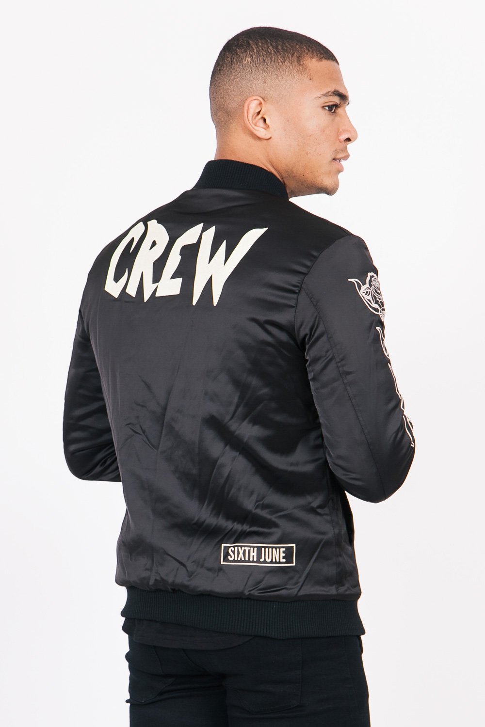 Sixth June - Bomber Crew imprimés fluorescent noir