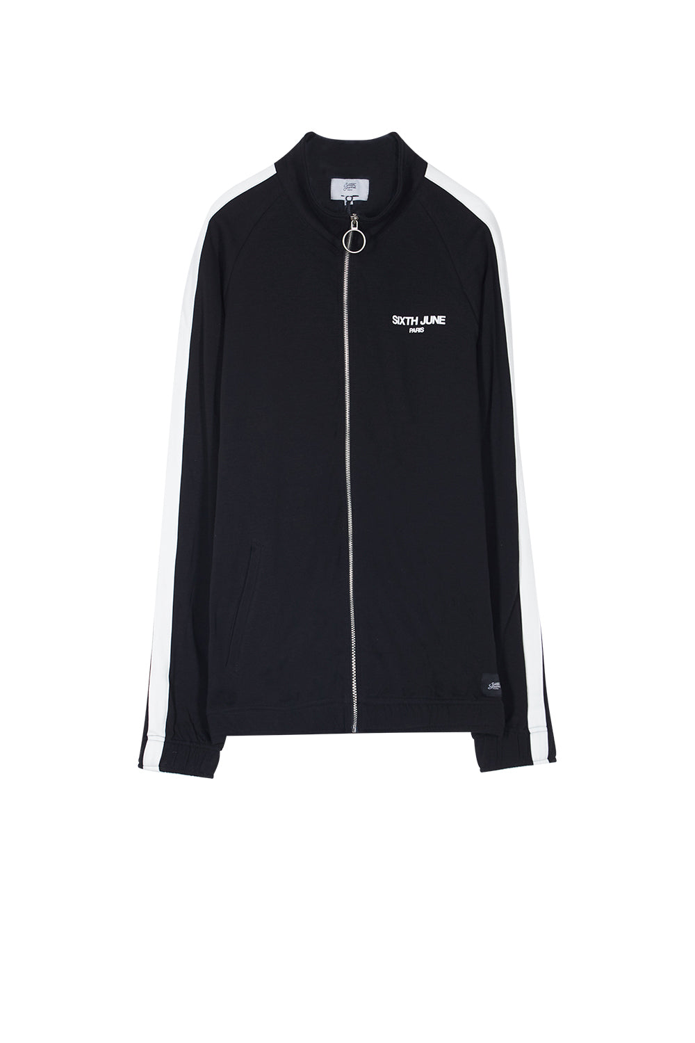 Sixth June - Veste logo bandes noir blanc