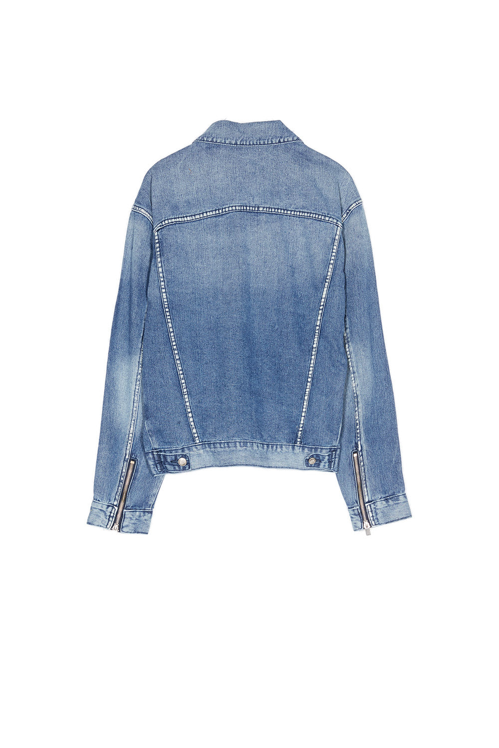 Sixth June - Veste jean zippée bleu