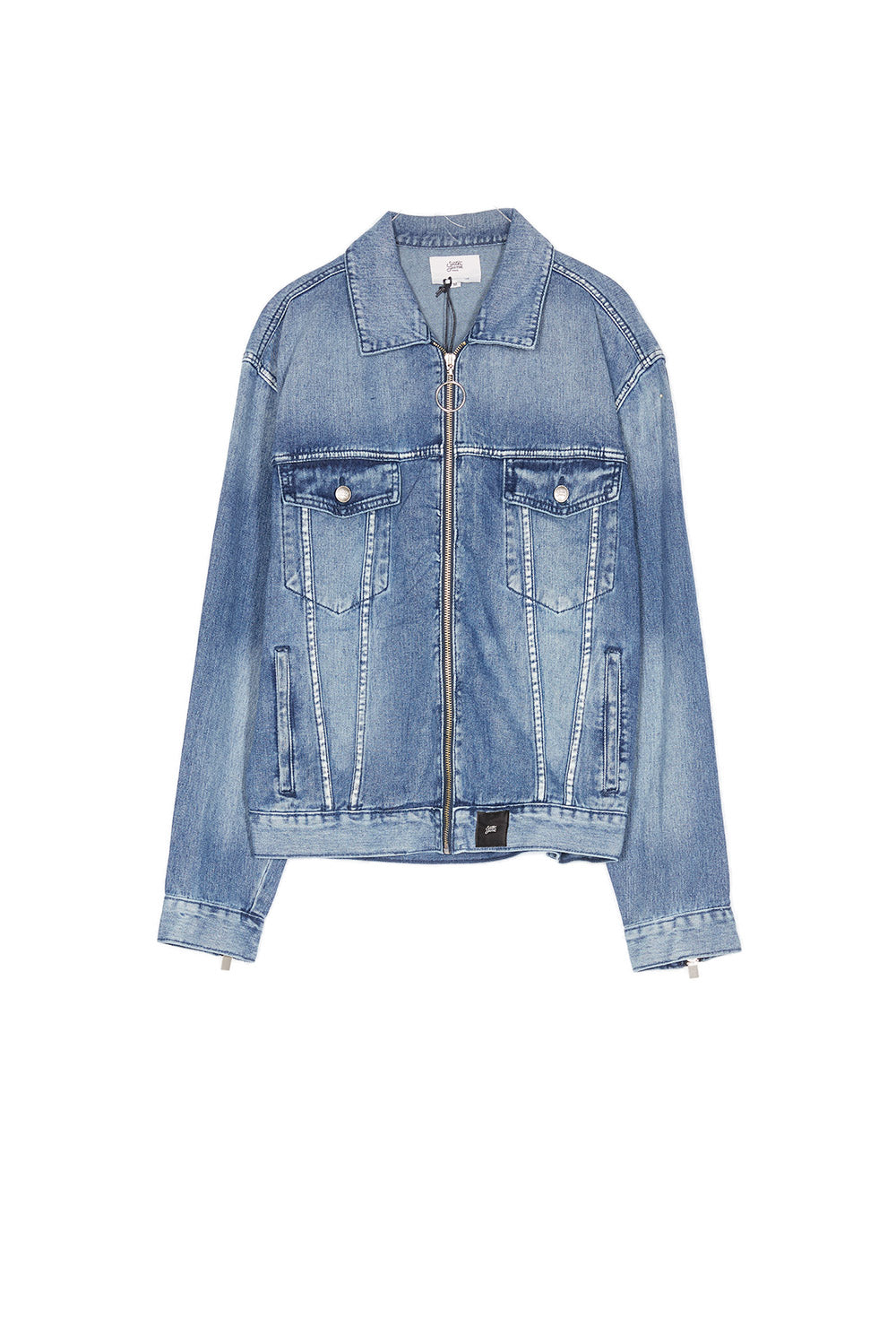 Sixth June - Veste jean zippée bleu