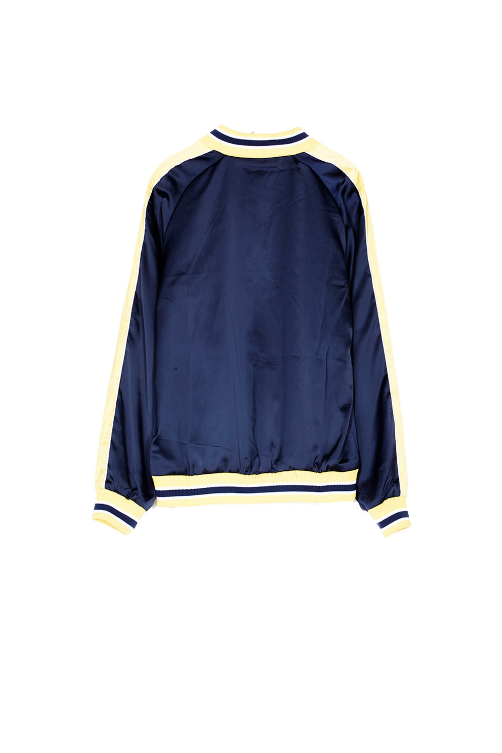 Sixth June - Veste satin bandes bleu jaune