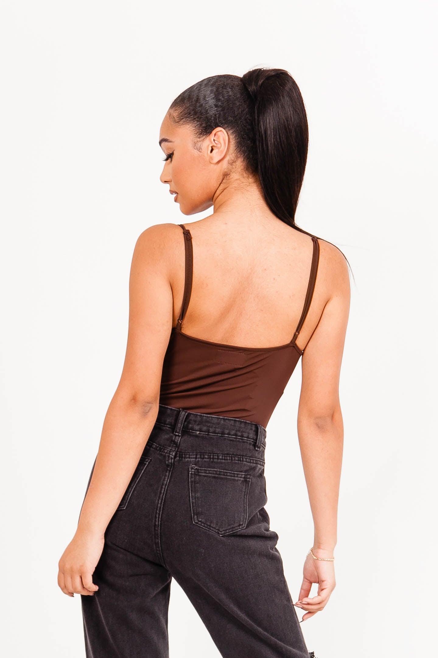 Sixth June - Body corset logo marron