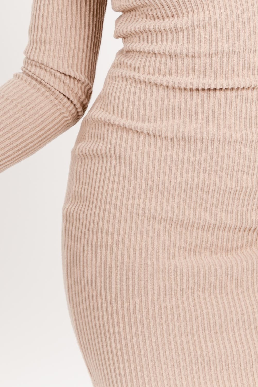 Sixth June - Robe côtelée col Beige