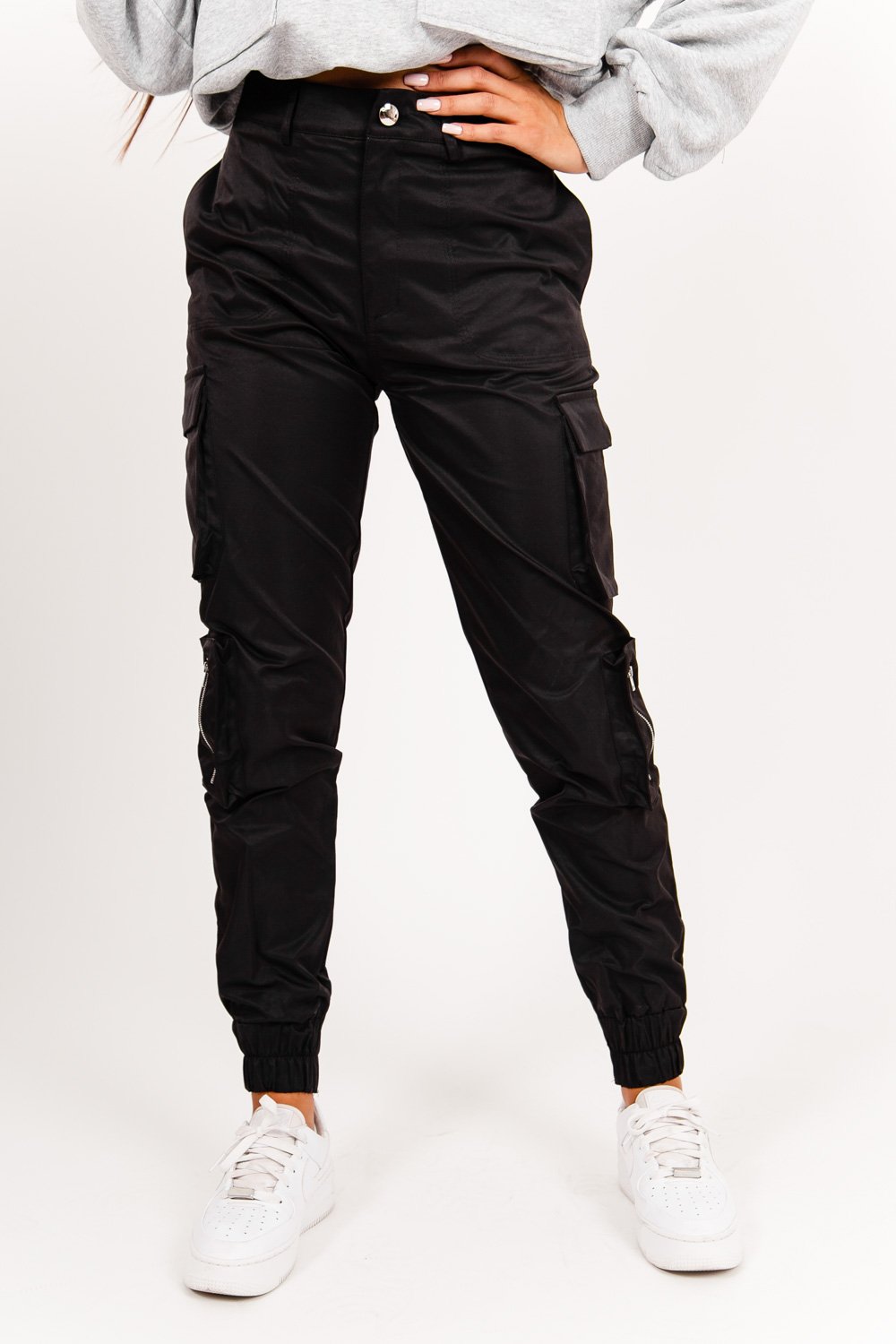 Sixth June - Pantalon cargo zip noir
