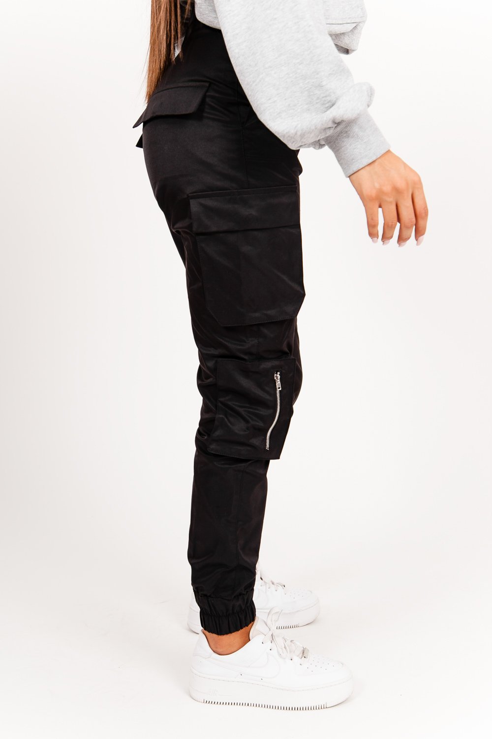 Sixth June - Pantalon cargo zip noir