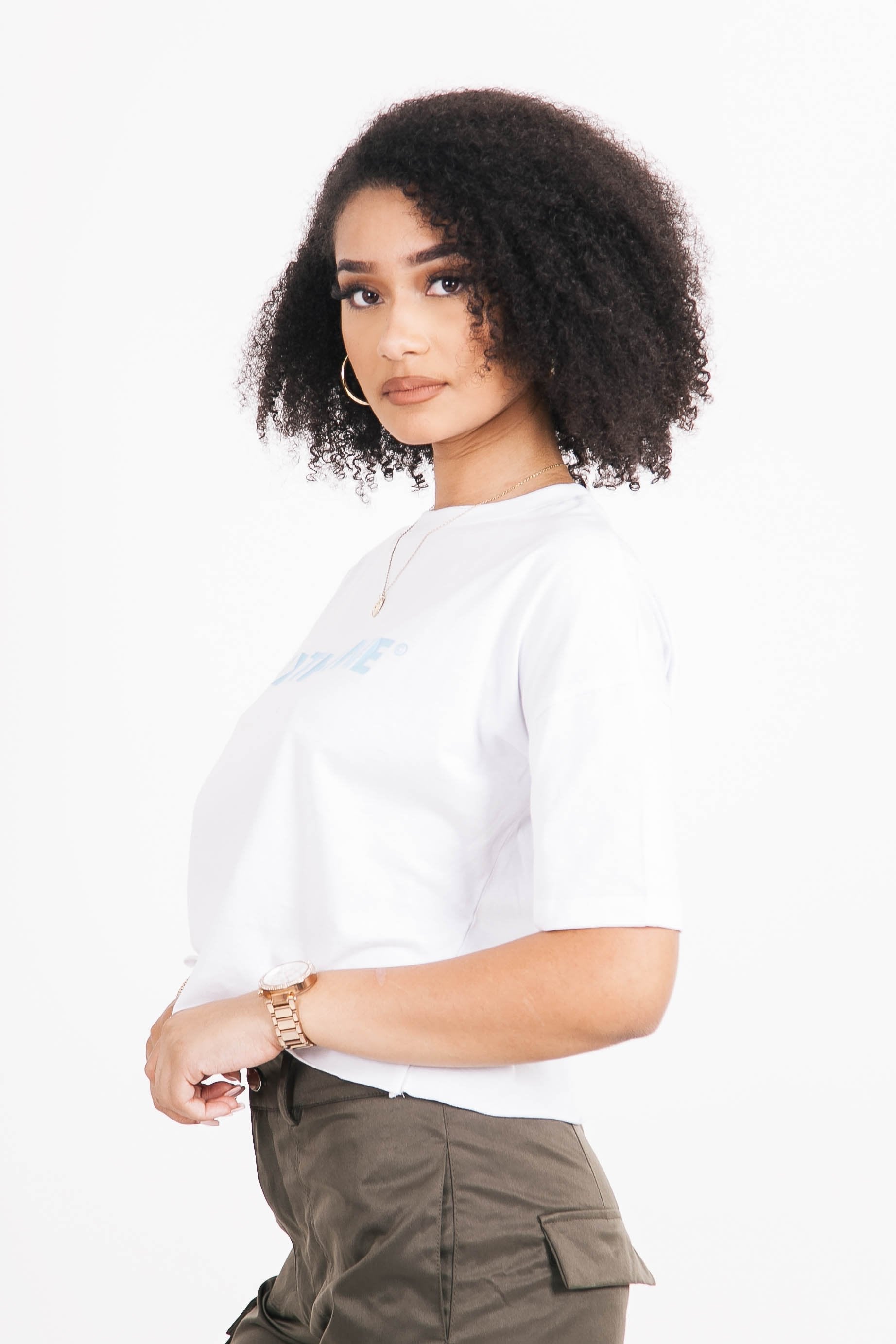 Sixth June - T-shirt court imprimé iridescent blanc