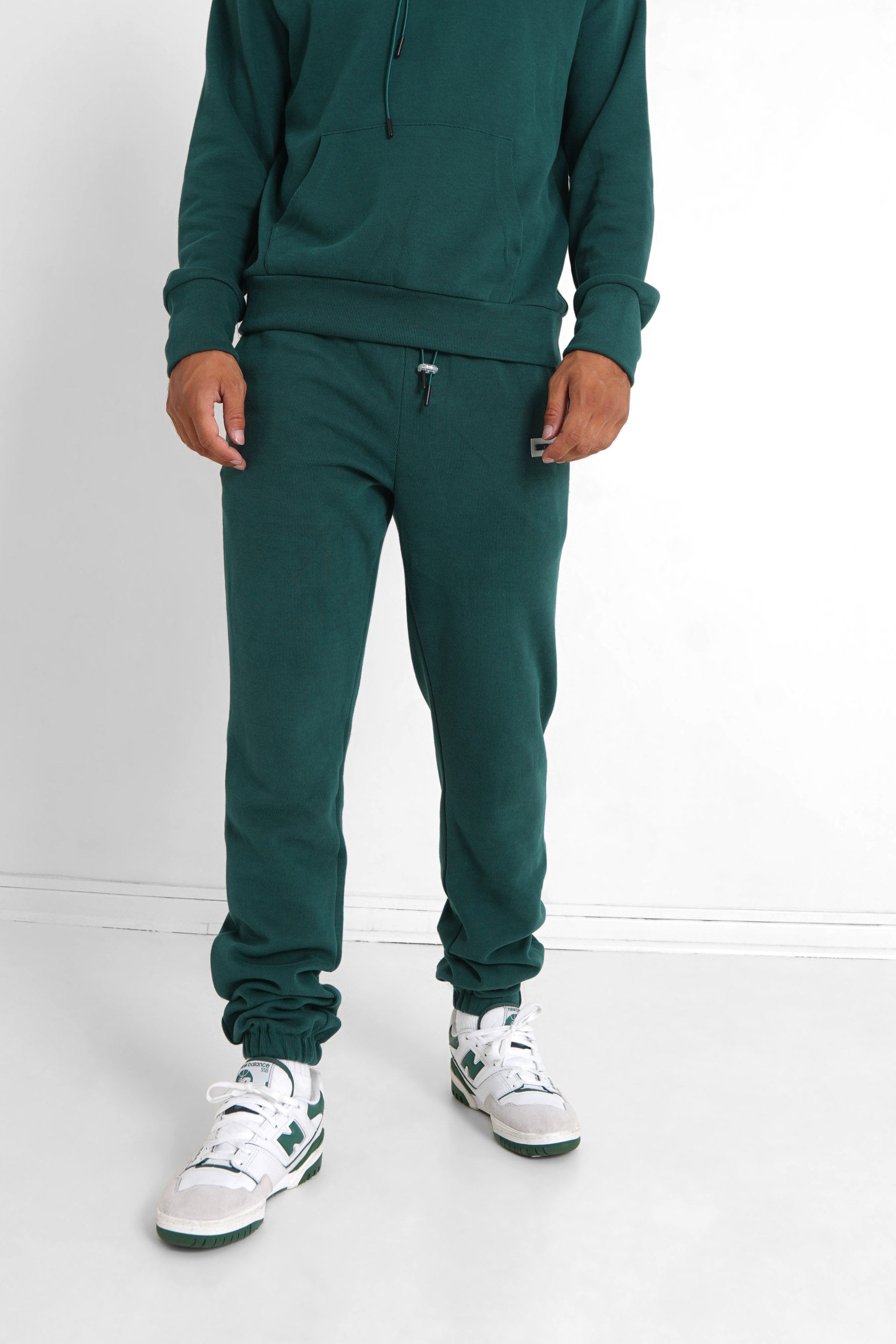 Sixth June - Jogging côtelé cordon Vert foncé