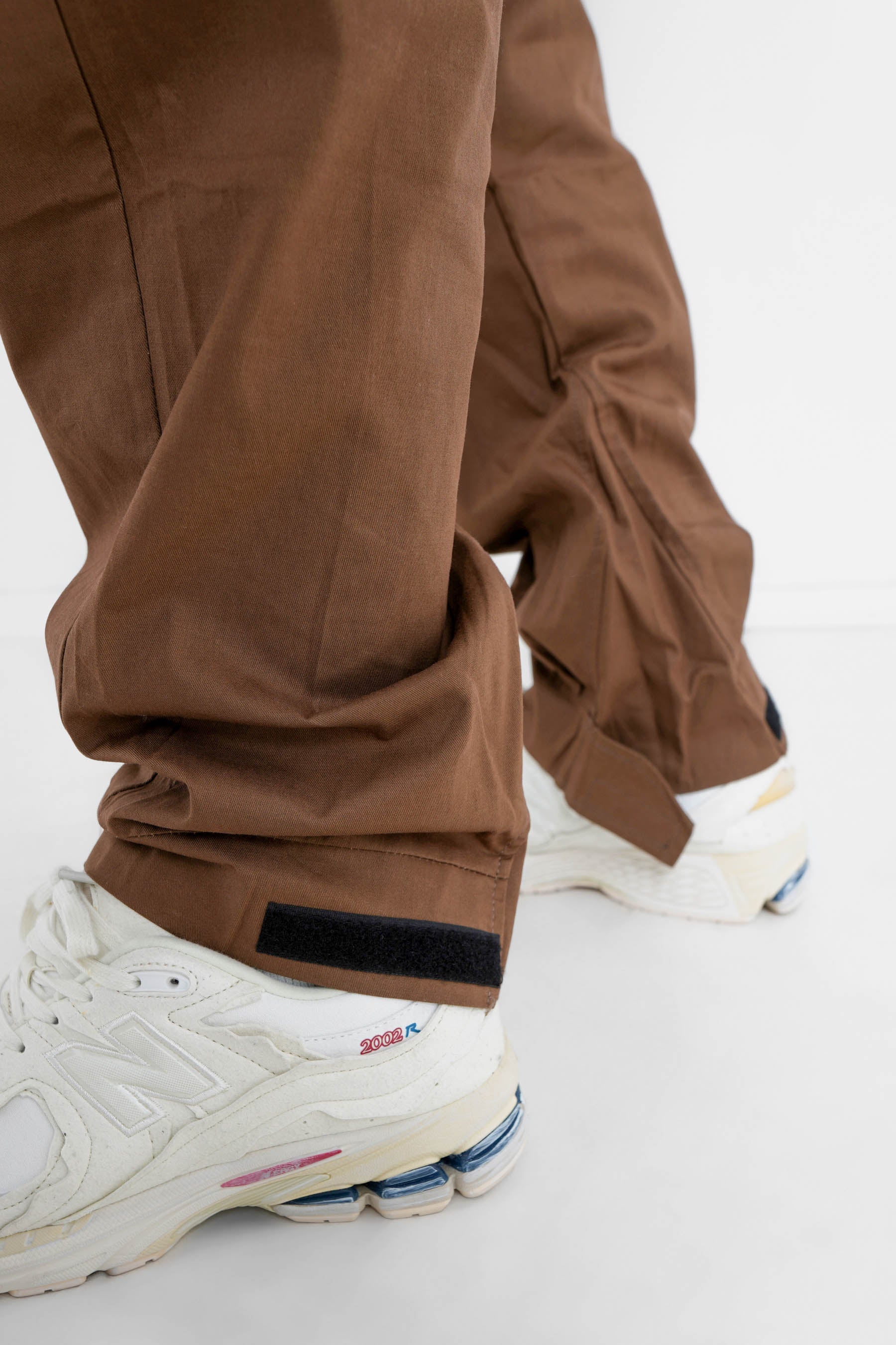 Sixth June - Pantalon cargo zip Marron foncé