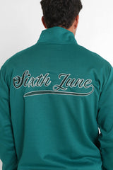 Sixth June - Sweatshirt retro logo Vert foncé