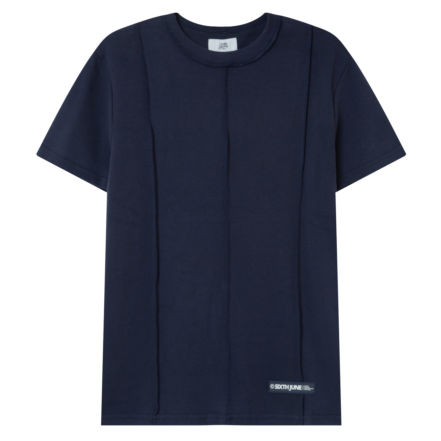 Sixth June - T-shirt coutures extérieure épais Bleu