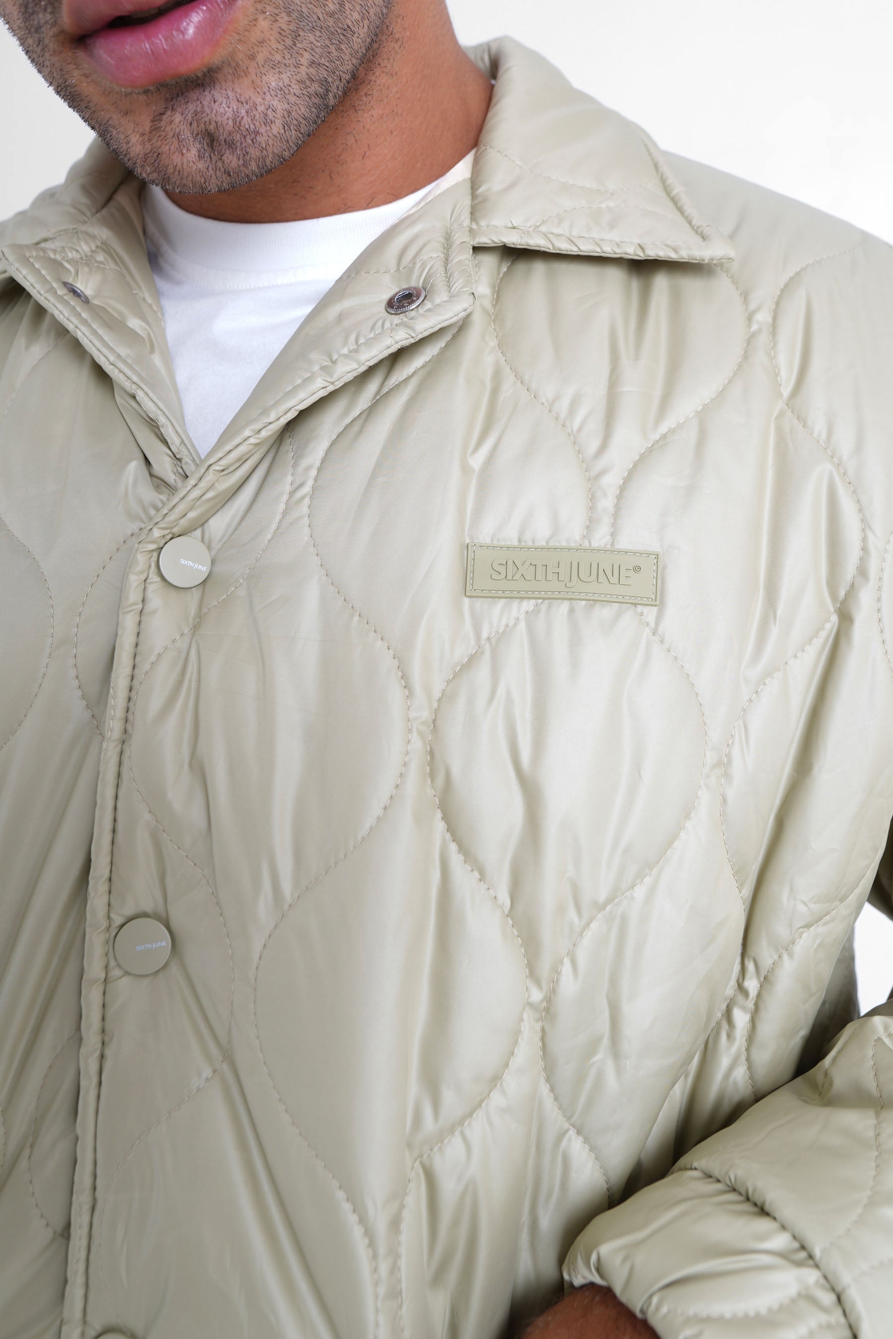 Sixth June - Veste matelassée vague Vert kaki