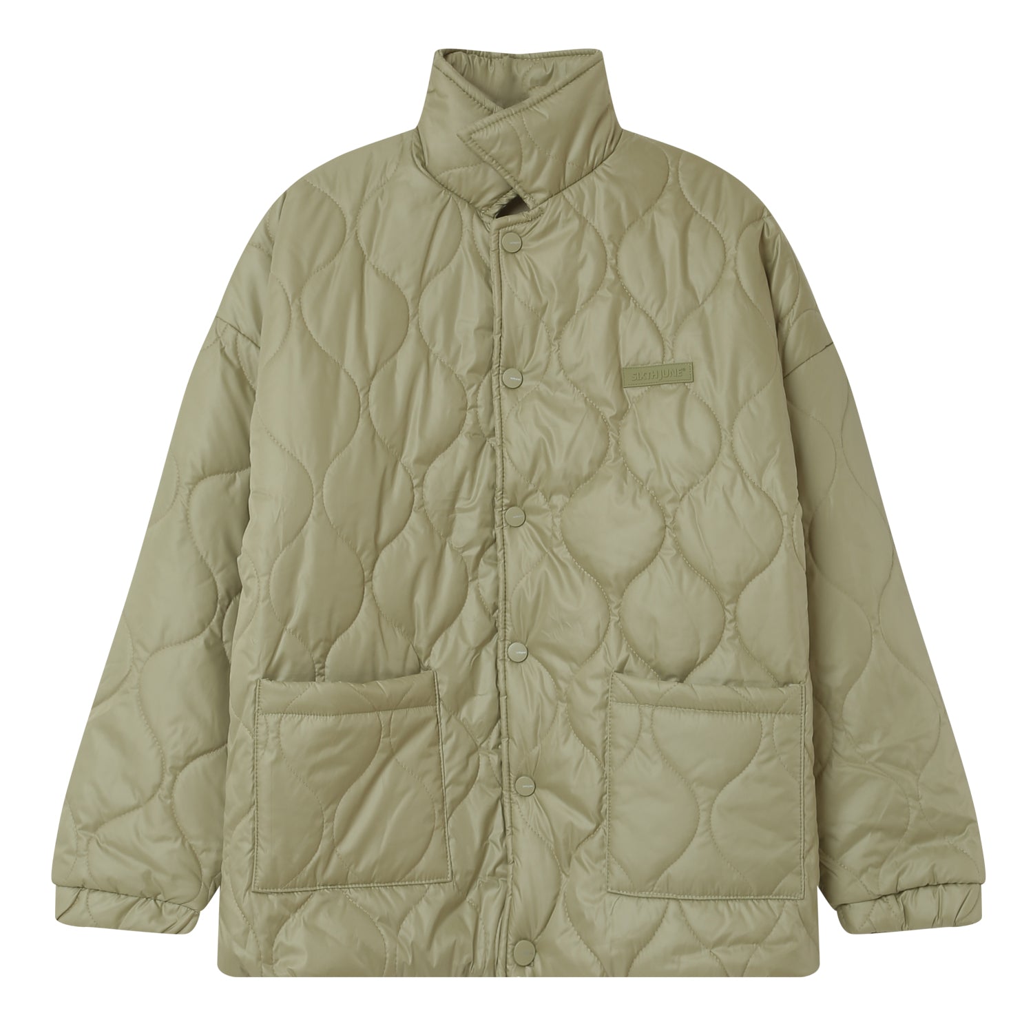 Sixth June - Veste matelassée vague Vert kaki